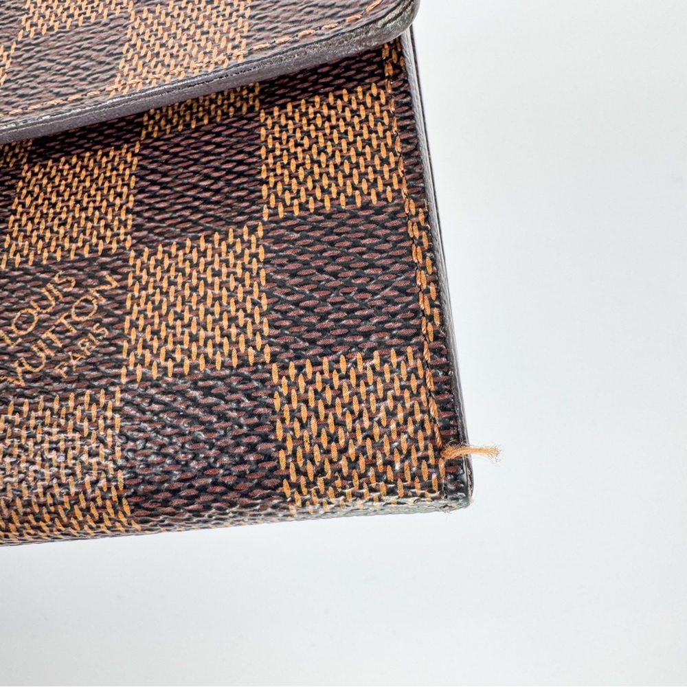 Authentic Louis Vuitton Sarah Wallet Damier Ebene Checkered - Picture 13 of 14